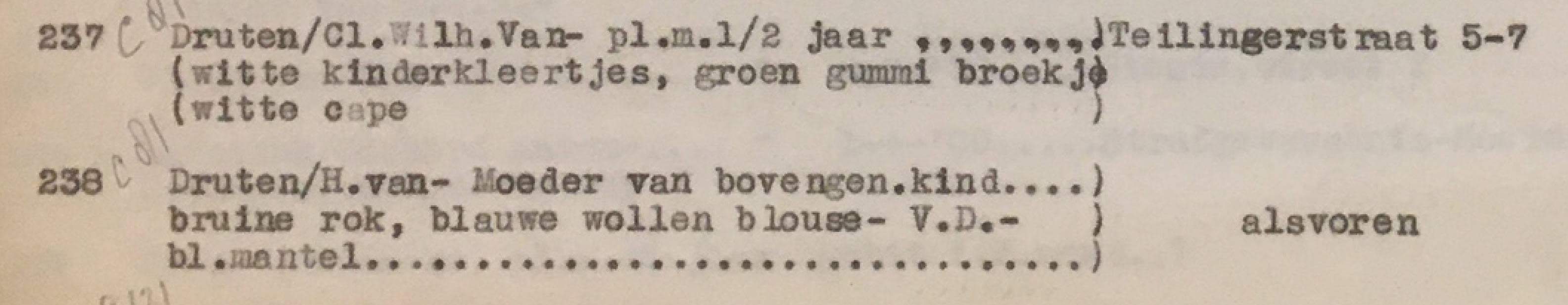 Hendrika Hegmans met haar jongste dochter Clasina Wilhelmina van Druten
